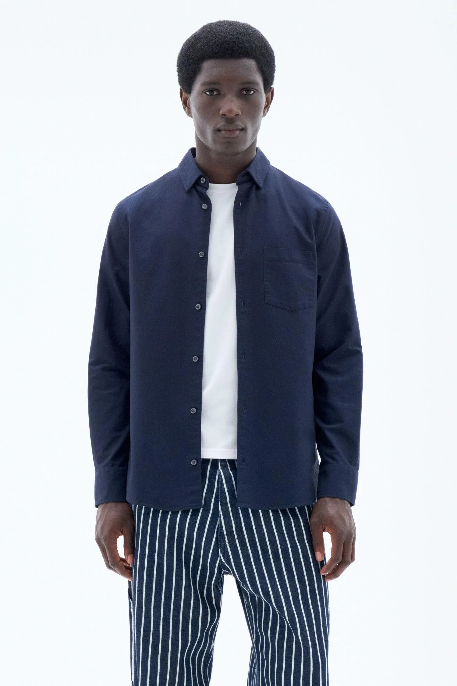 Tim Oxford Shirt Navy