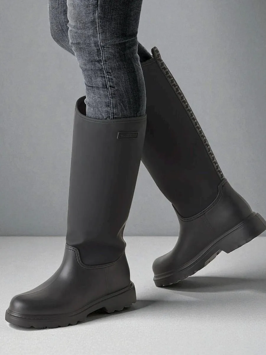 Black High Rain Boot
