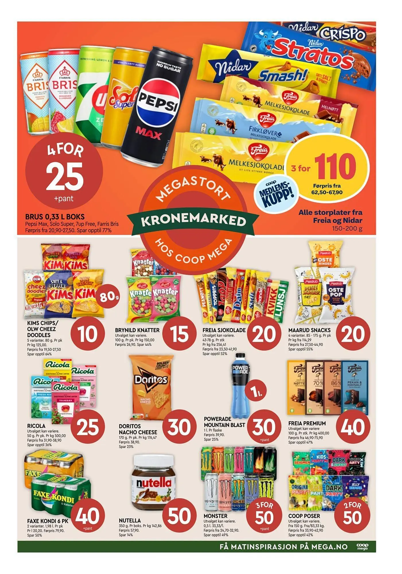 Coop Mega kundeavis fra 20. oktober til 25. oktober 2025 - kundeavisside 5