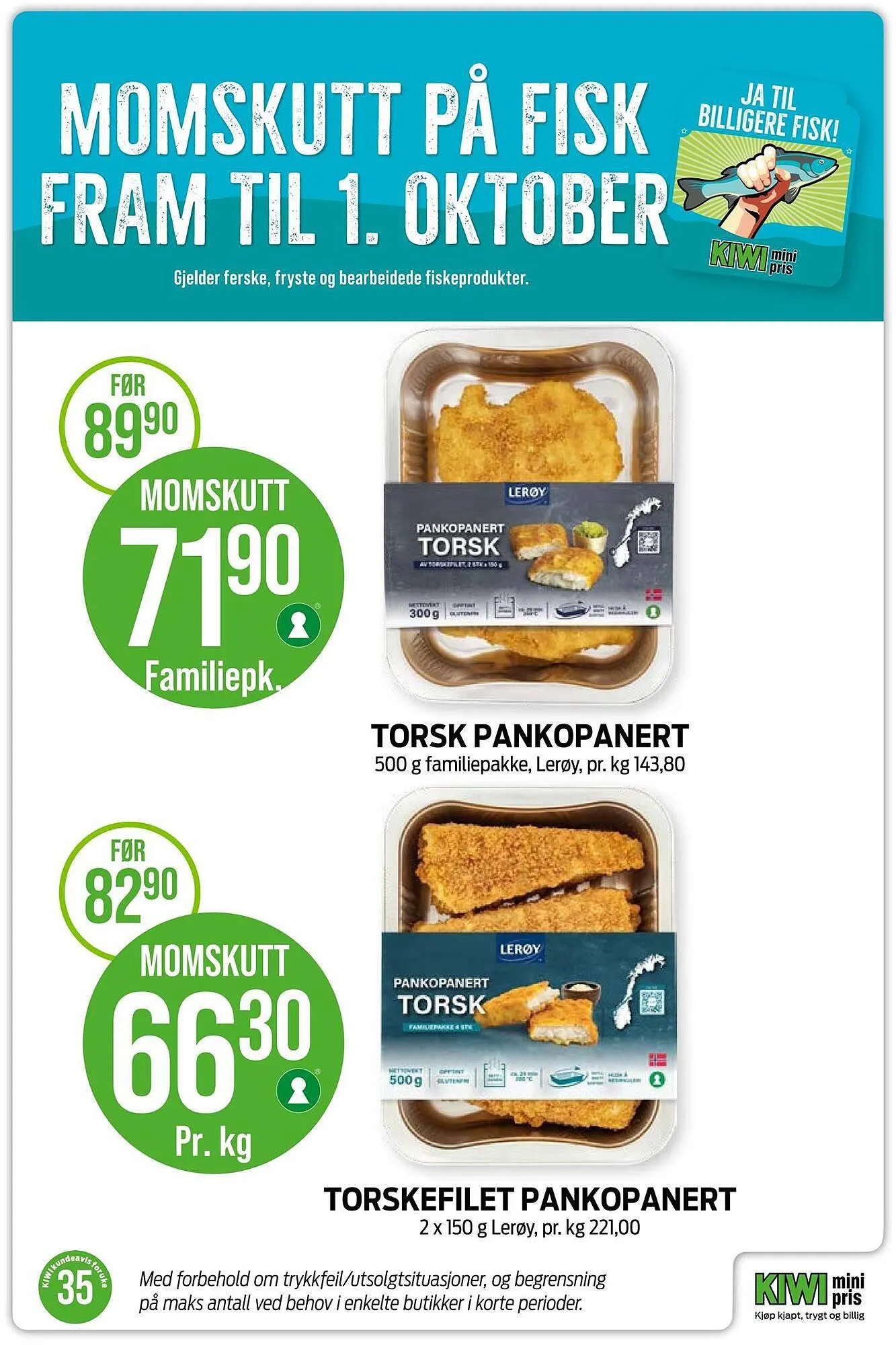 Kiwi Kundeavis fra 27. august til 3. september 2023 - kundeavisside 4