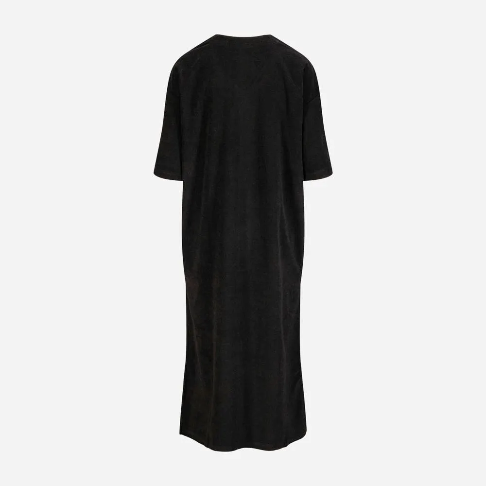 W Terry Caftan - Black
