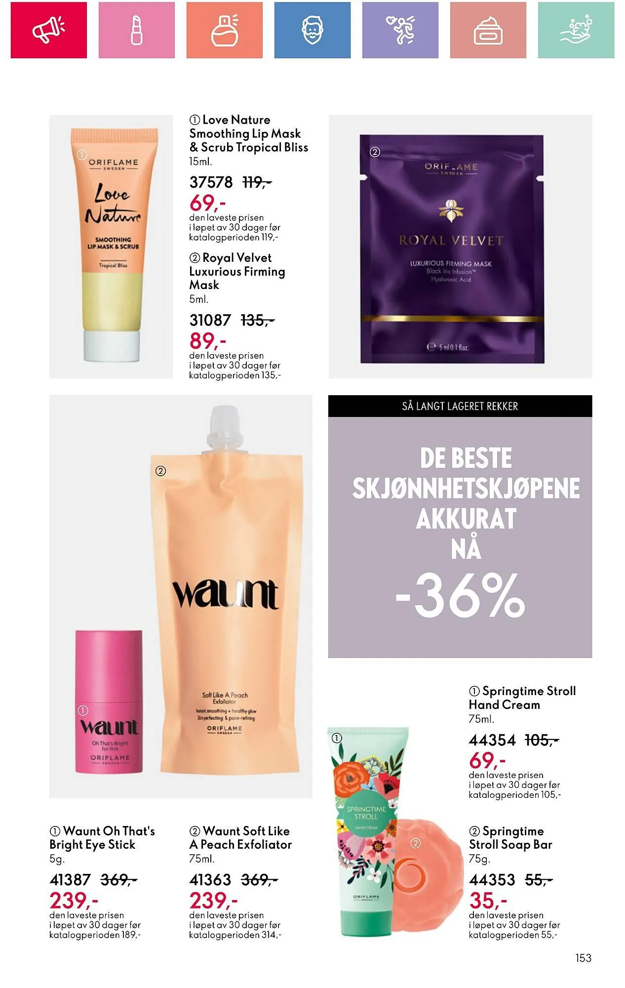 Oriflame Kundeavis fra 5. januar til 25. januar 2025 - kundeavisside 153