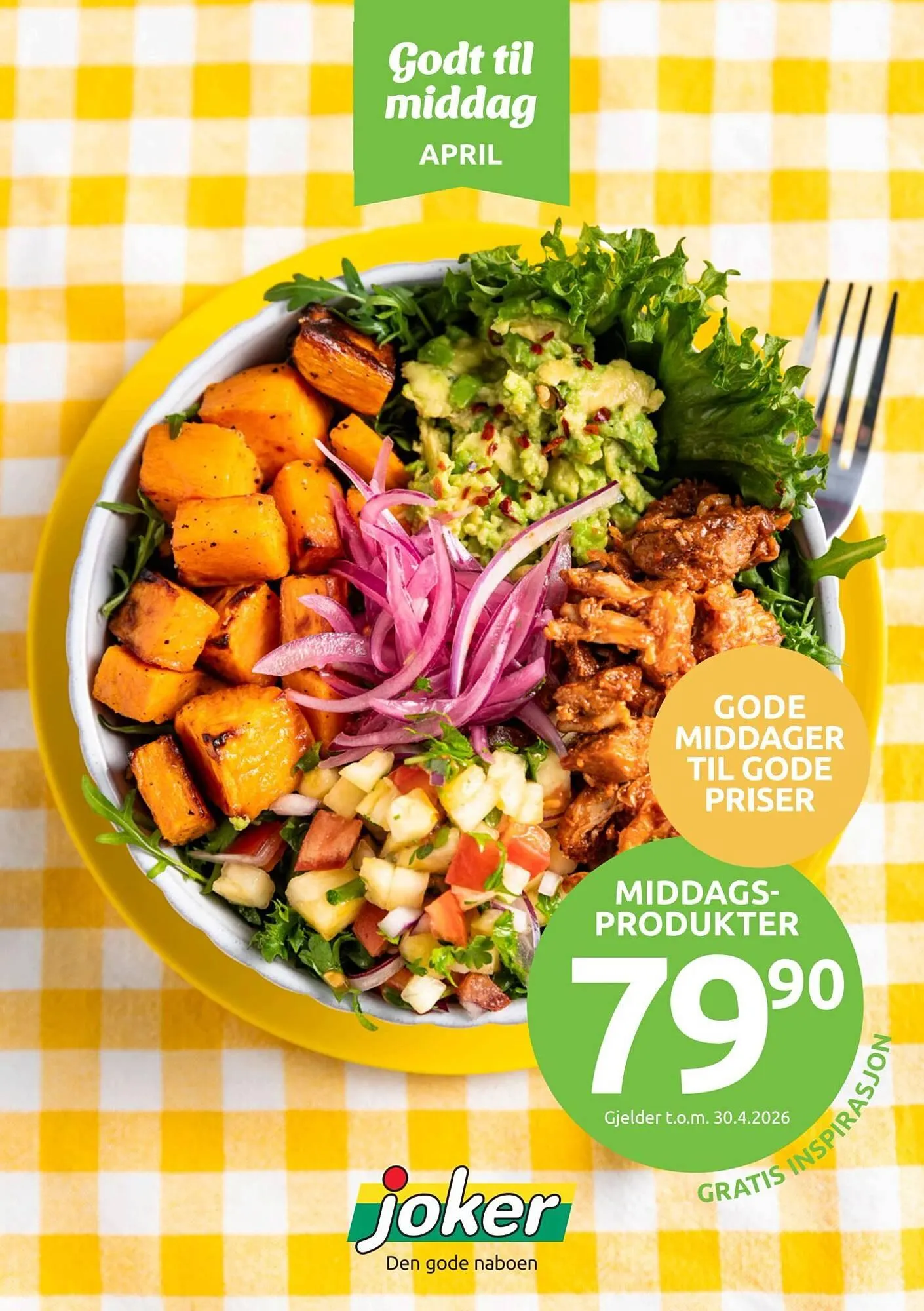 Joker kundeavis fra 1. april til 30. april 2026 - kundeavisside 1