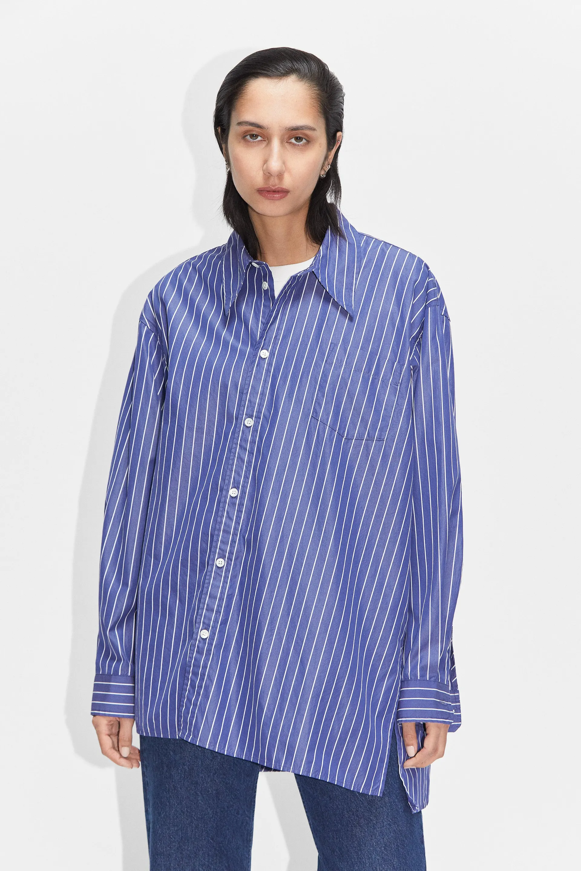Oversized Asymmetrical Shirt