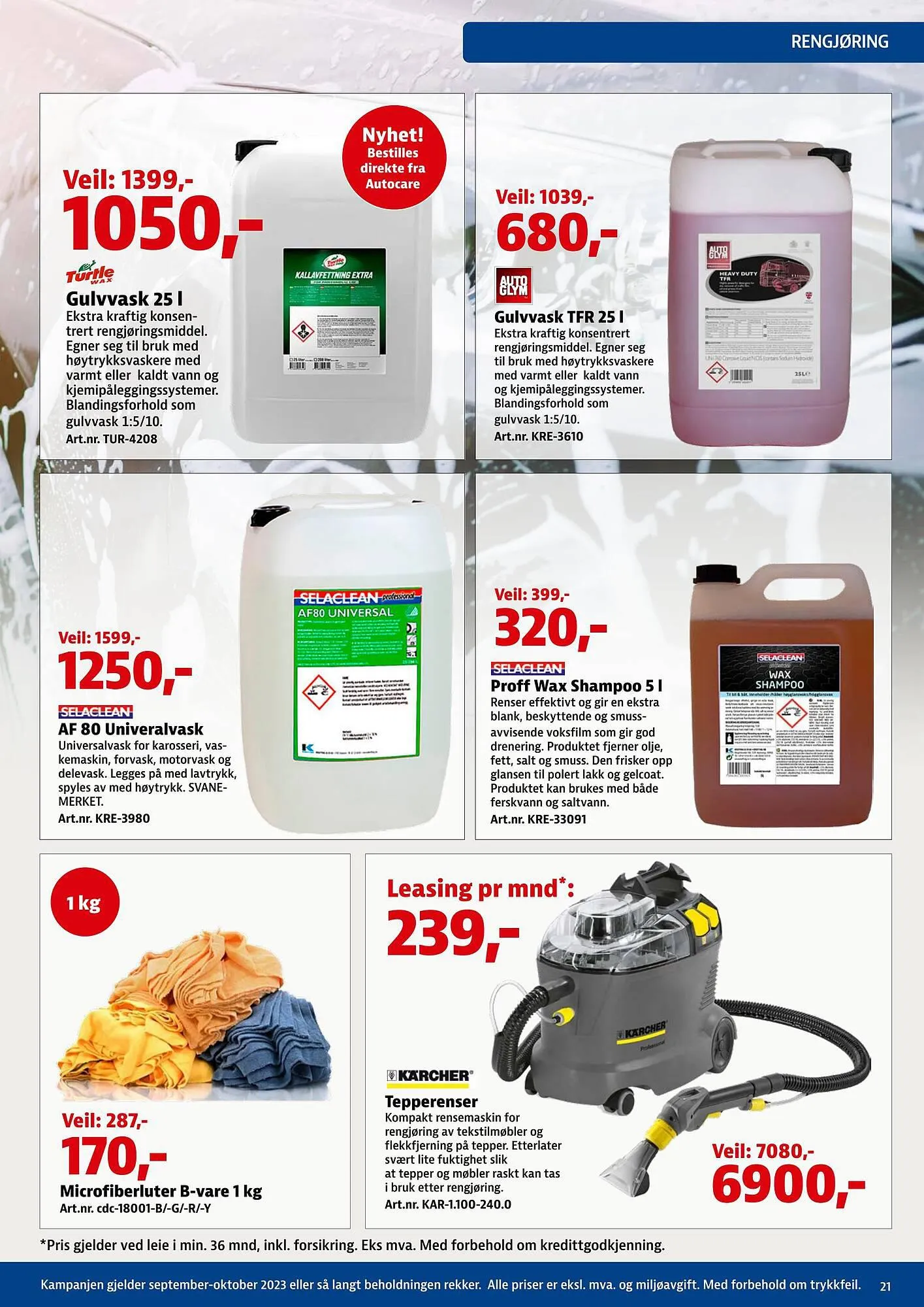 Bilxtra Kundeavis fra 2. september til 31. oktober 2023 - kundeavisside 21