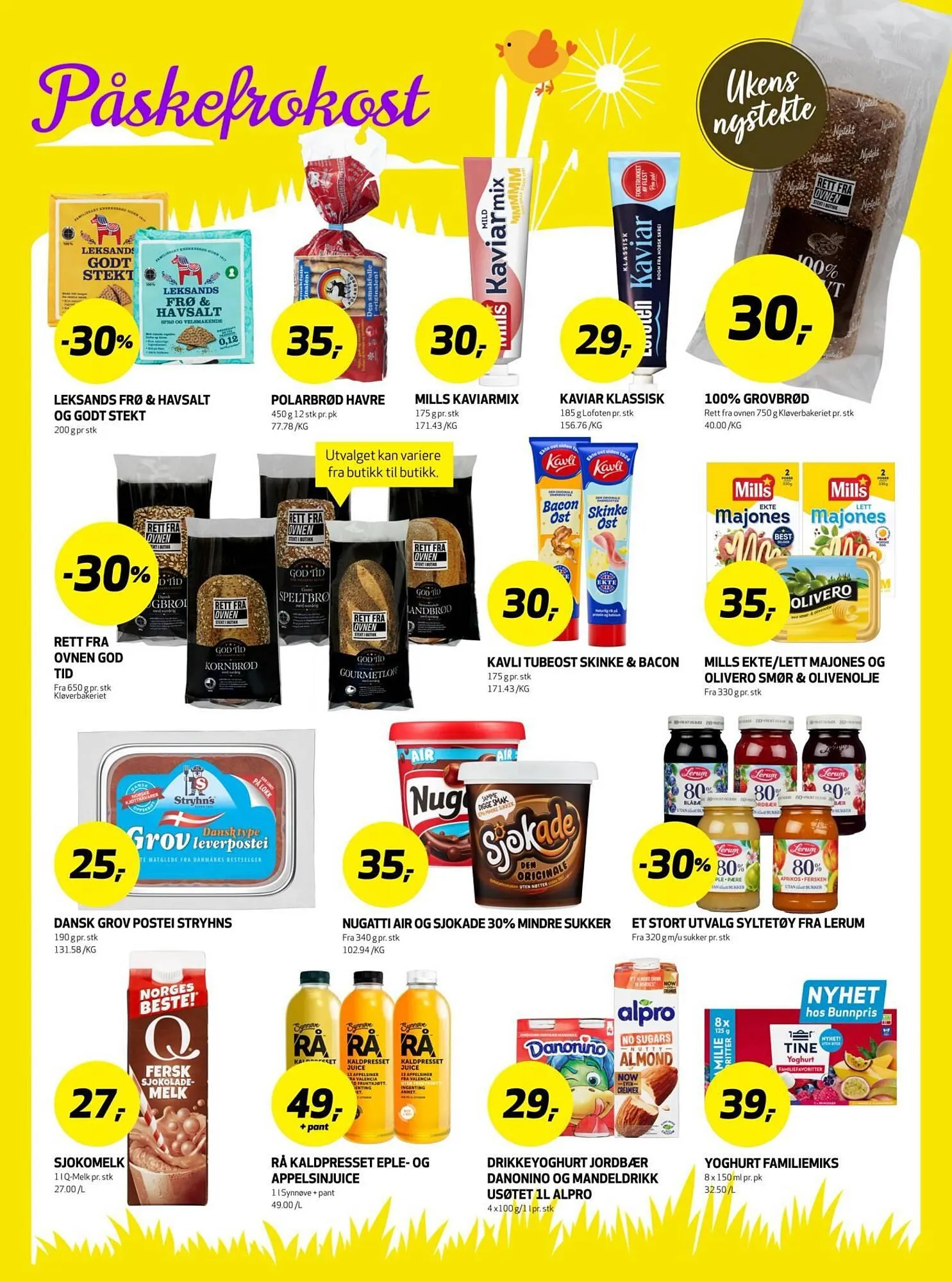 Bunnpris kundeavis fra 30. mars til 6. april 2026 - kundeavisside 15