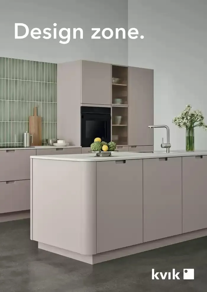 kvik kjøkken Design Zone. fra 23. november til 7. desember 2024 - kundeavisside 1