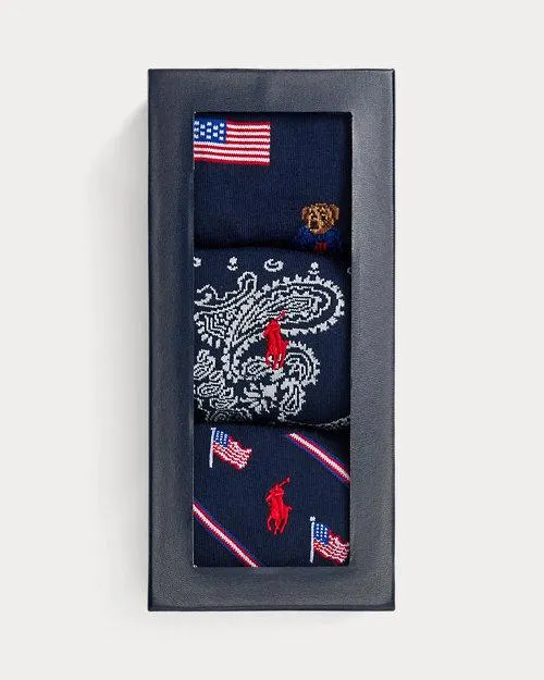 Polo Bear Trouser 3-Sock Gift Set