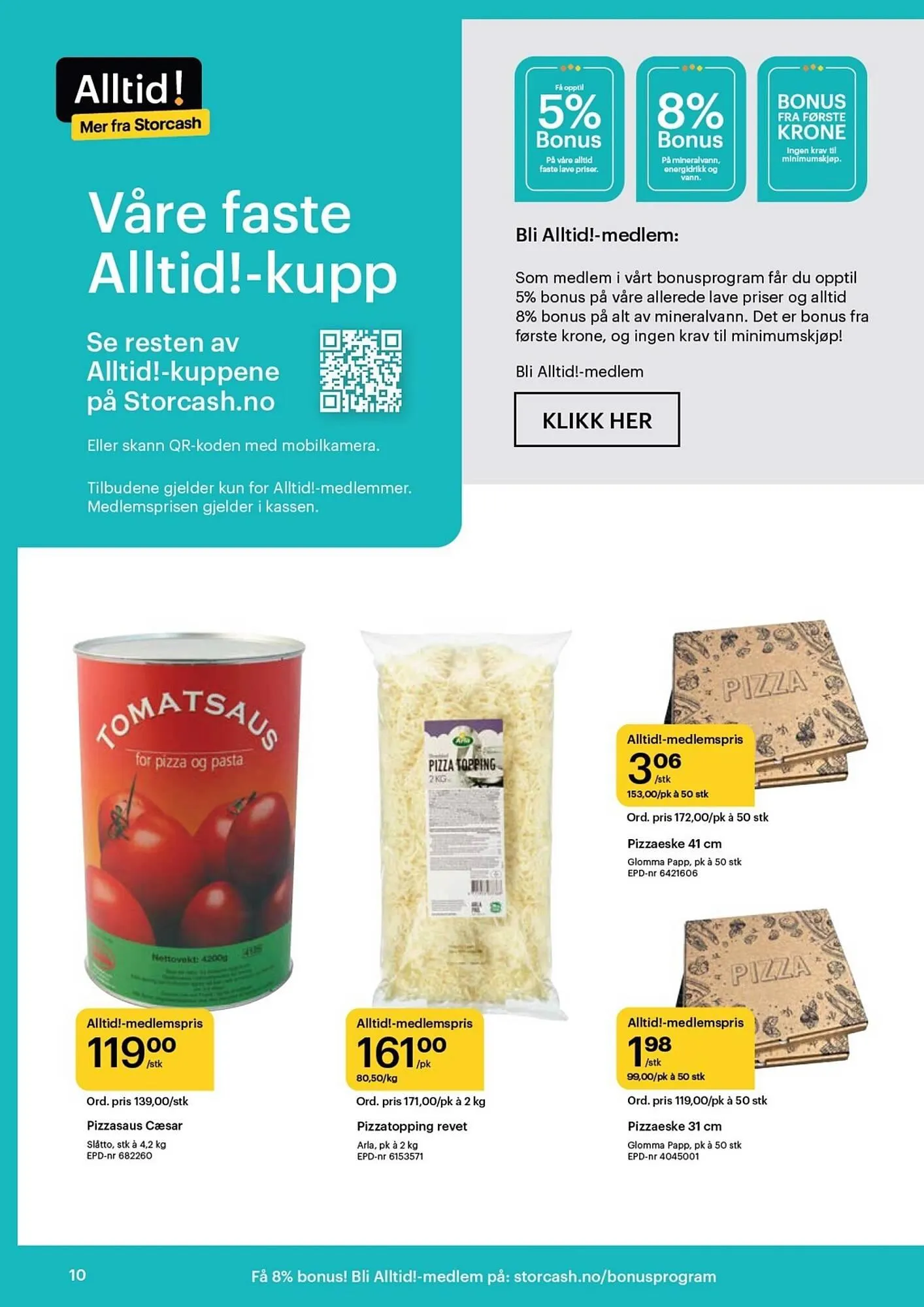 Storcash Kundeavis fra 26. august til 7. september 2024 - kundeavisside 10