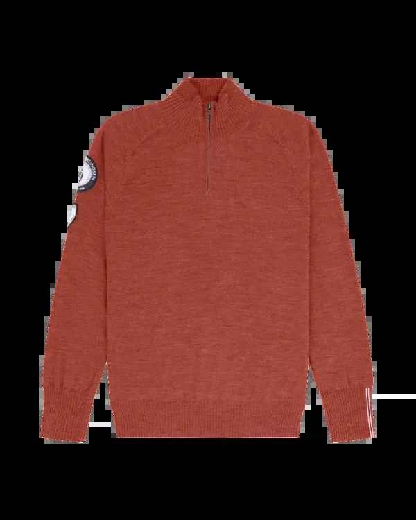 Amundsen Peak Half Zip Womens Terra Red