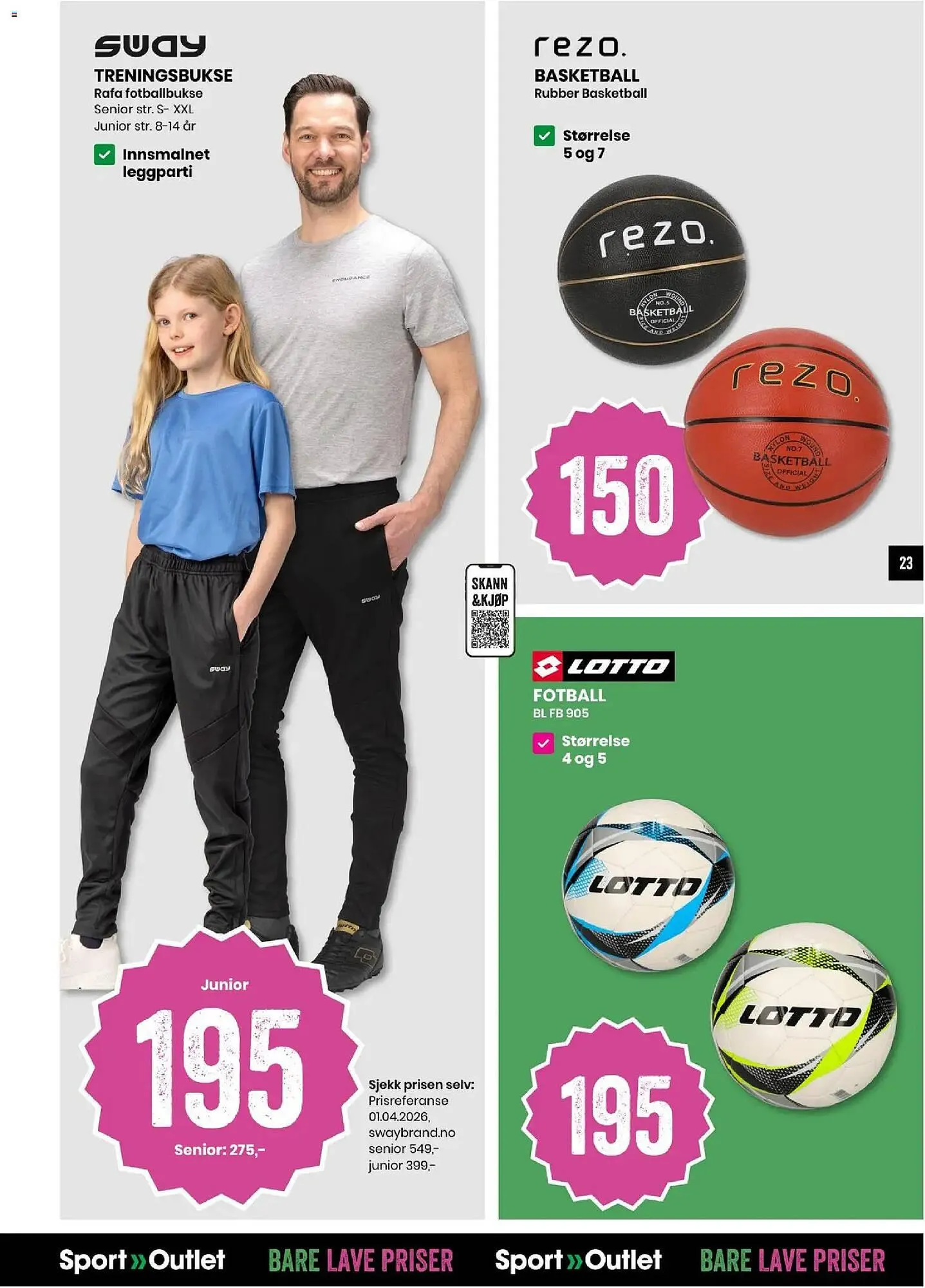 Sport Outlet kundeavis fra 21. april til 26. april 2026 - kundeavisside 23