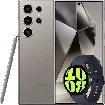Samsung Galaxy S24 Ultra, Titanium Gray, 256 GB