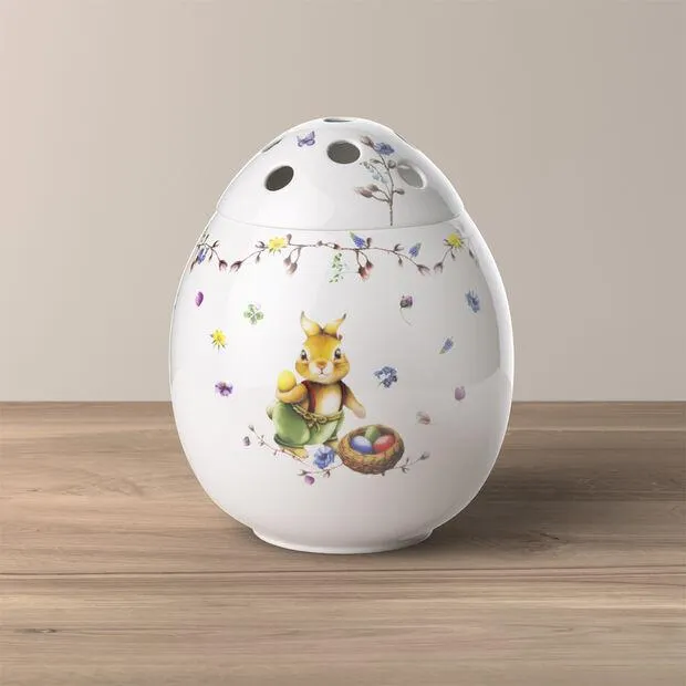 Spring Fantasy egg-shaped vase Emma and Paul, 21 cm, multicoloured