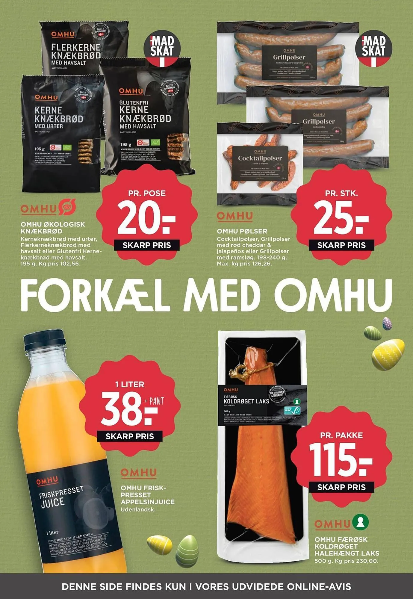 Meny kundeavis fra 27. mars til 4. april 2026 - kundeavisside 14