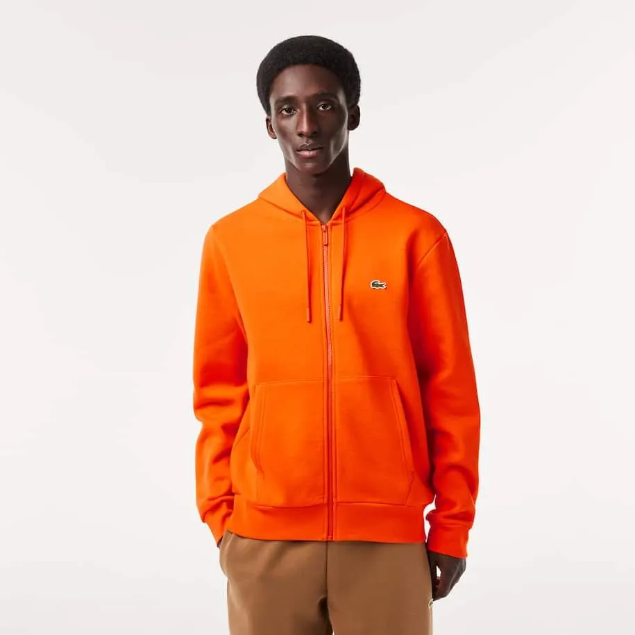 Zipped Fleece Hoodie