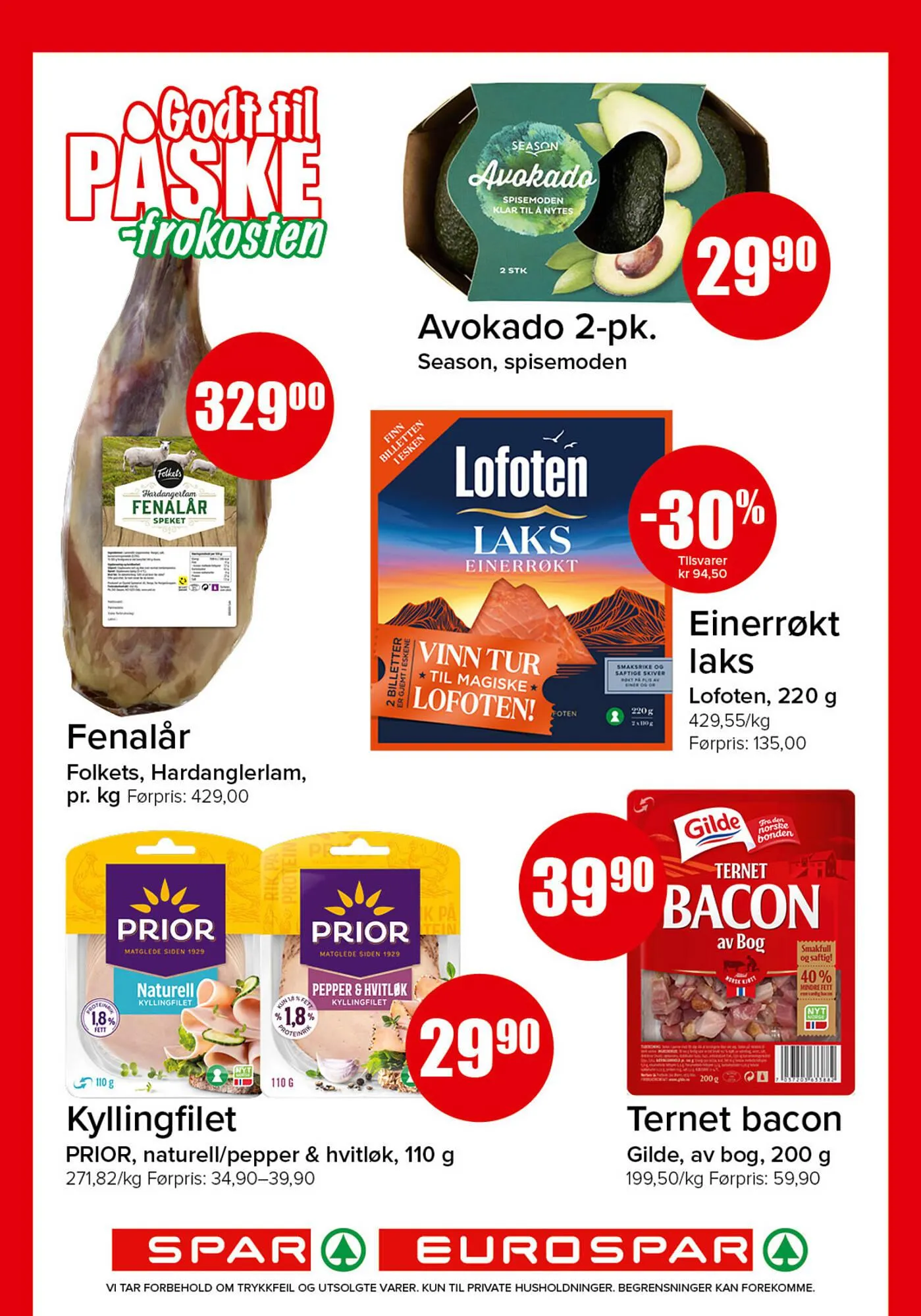 Eurospar kundeavis fra 30. mars til 5. april 2026 - kundeavisside 7