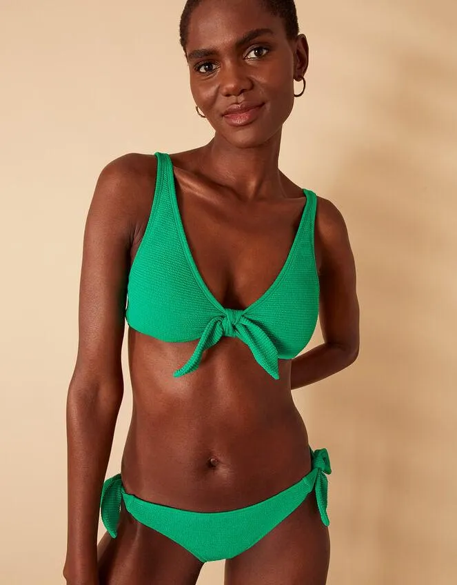 Crinkle Bikini Bottoms Green