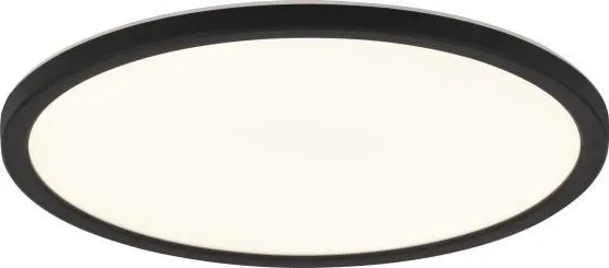 Slim LED plafond Sort 29 cm