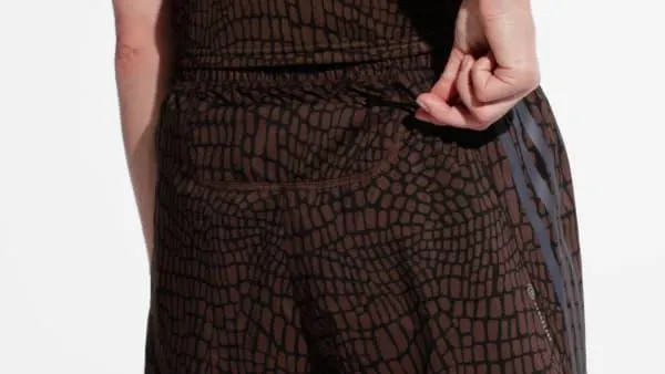 Short da running Run Icons 3-Stripes Crocodile Print