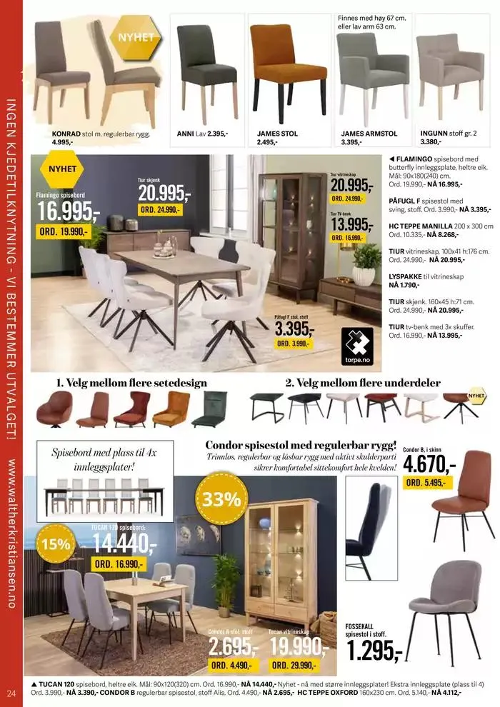 Gratis frakt og montering fra 28. februar til 14. mars 2025 - kundeavisside 24