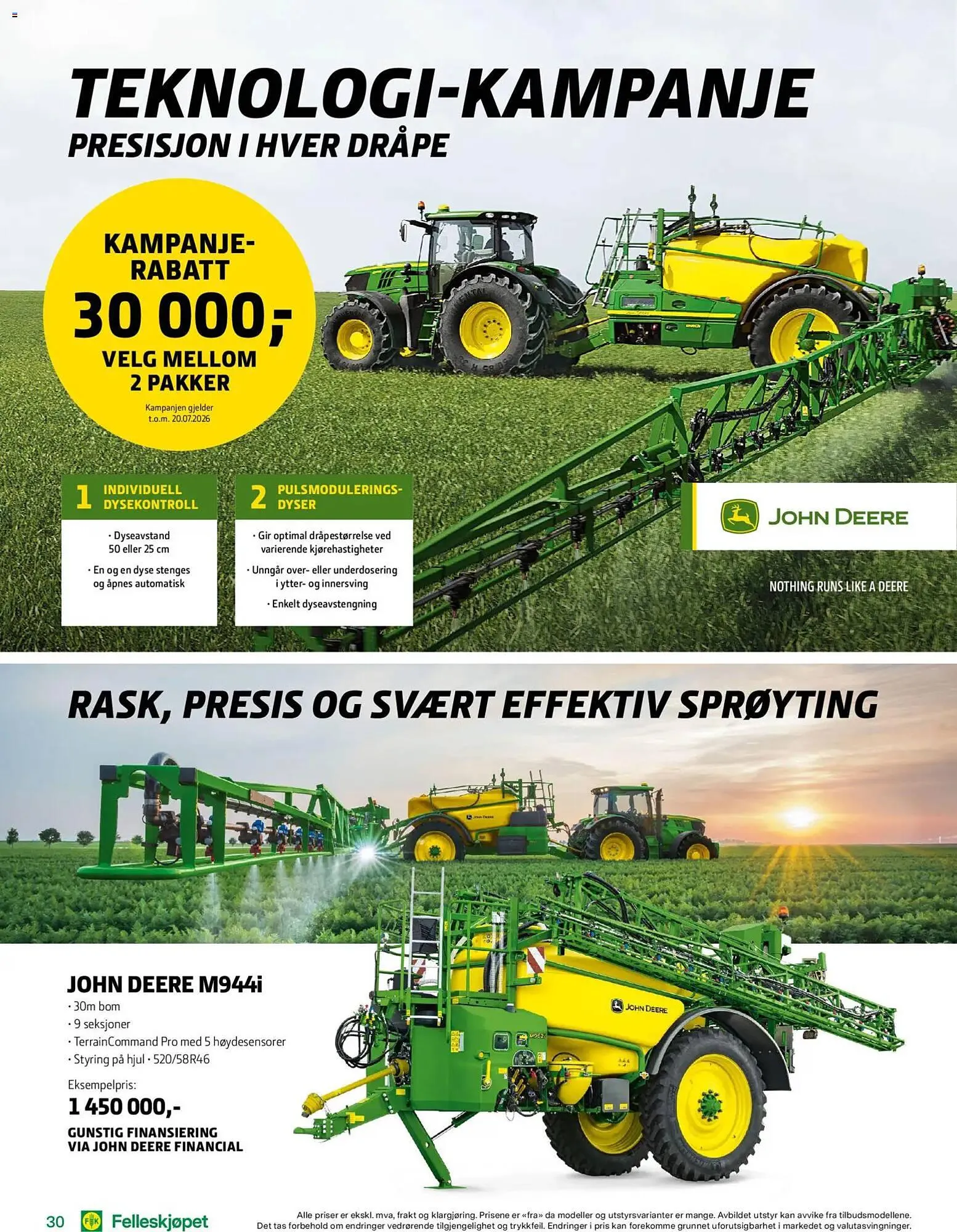 Felleskjøpet kundeavis fra 15. april til 3. januar 2027 - kundeavisside 30