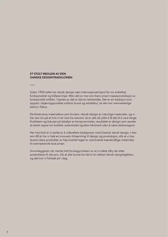 kvik kjøkken Lookbook. fra 5. mars til 19. mars 2025 - kundeavisside 2