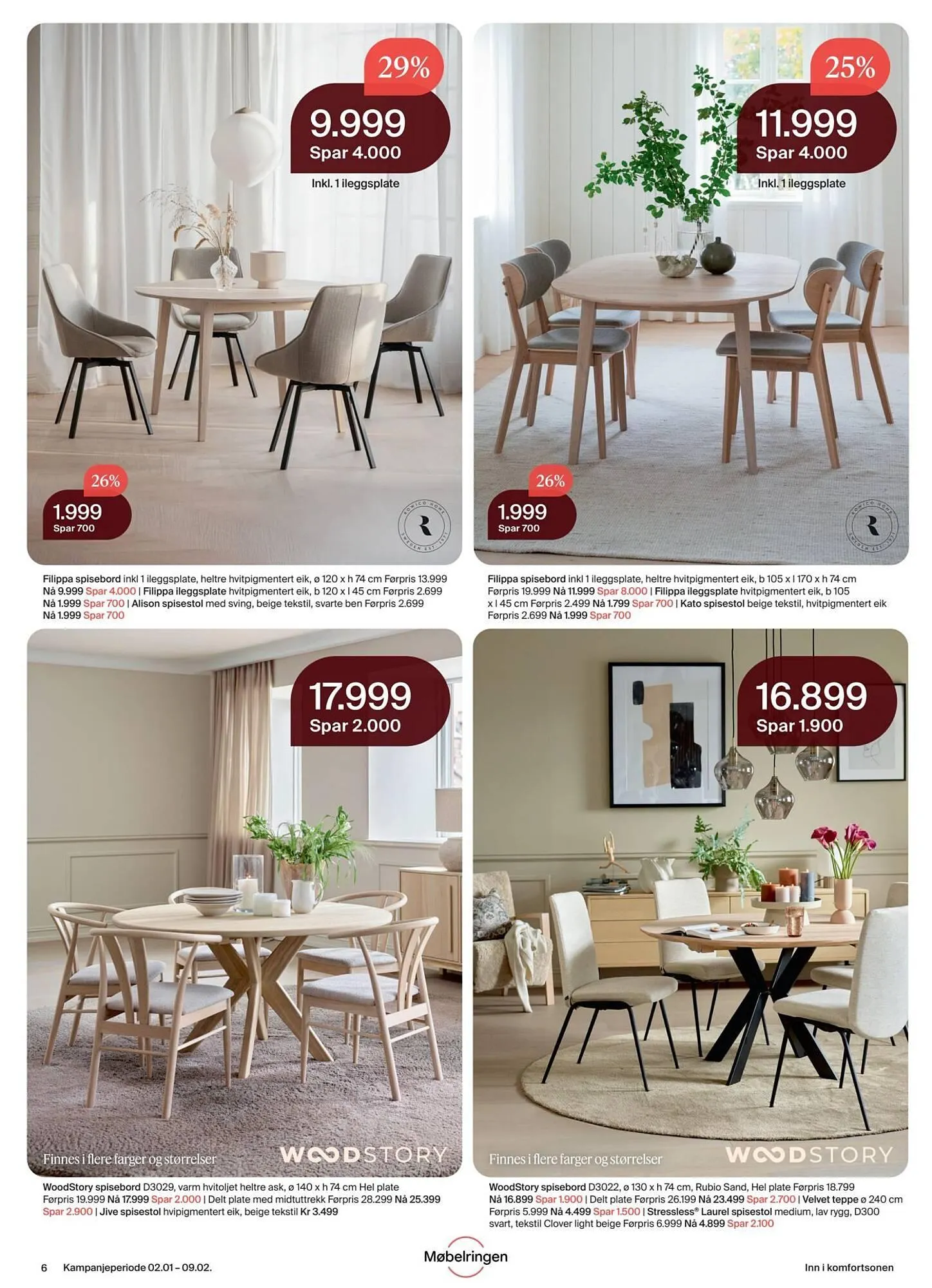 Møbelringen kundeavis fra 2. januar til 9. februar 2026 - kundeavisside 6