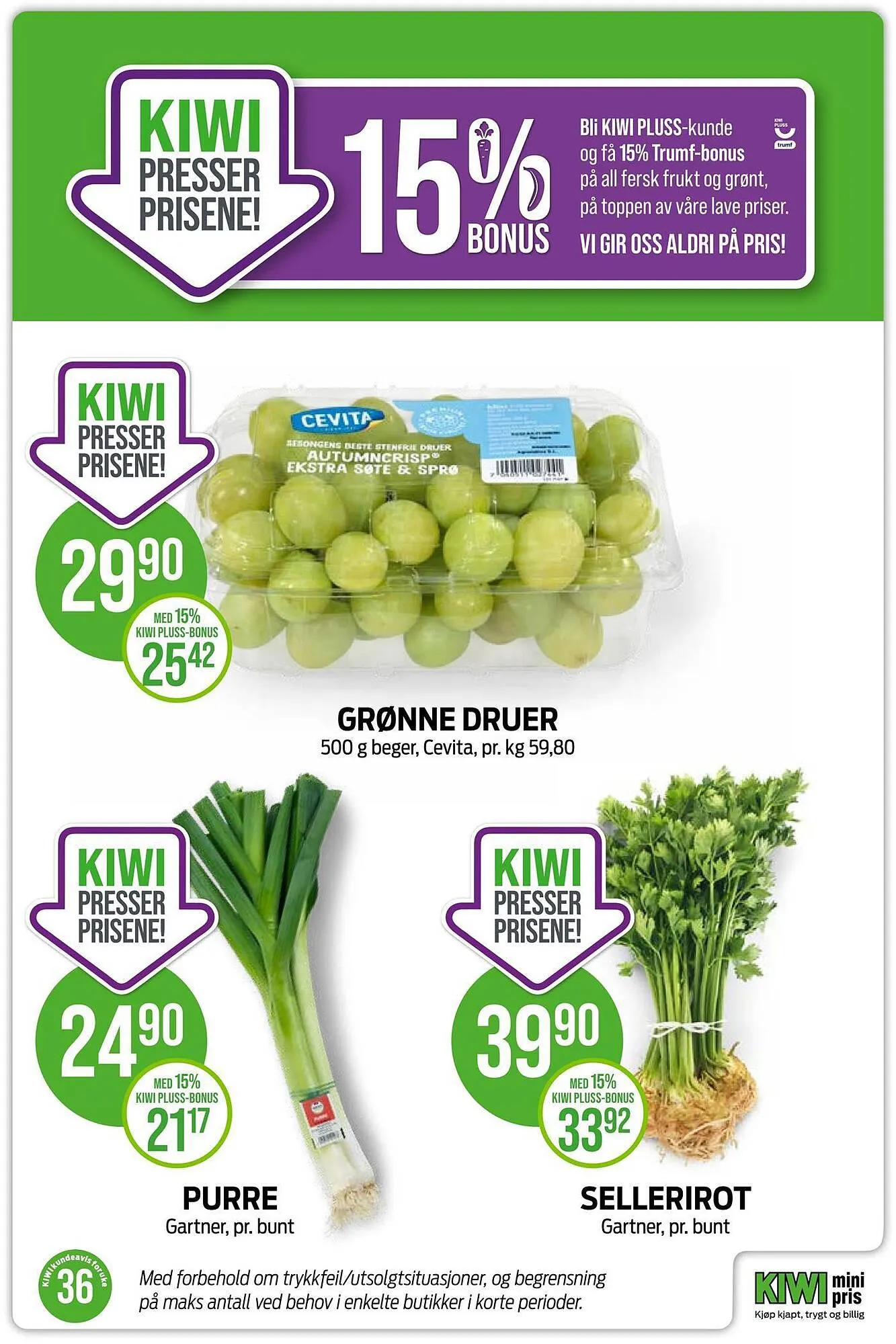 Kiwi Kundeavis fra 3. september til 10. september 2023 - kundeavisside 21