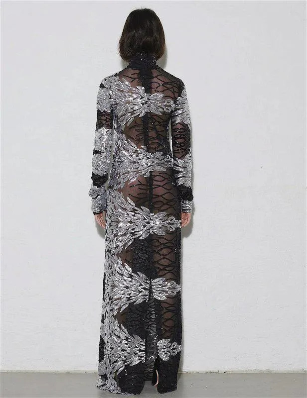 Glam Dress Black / Silver