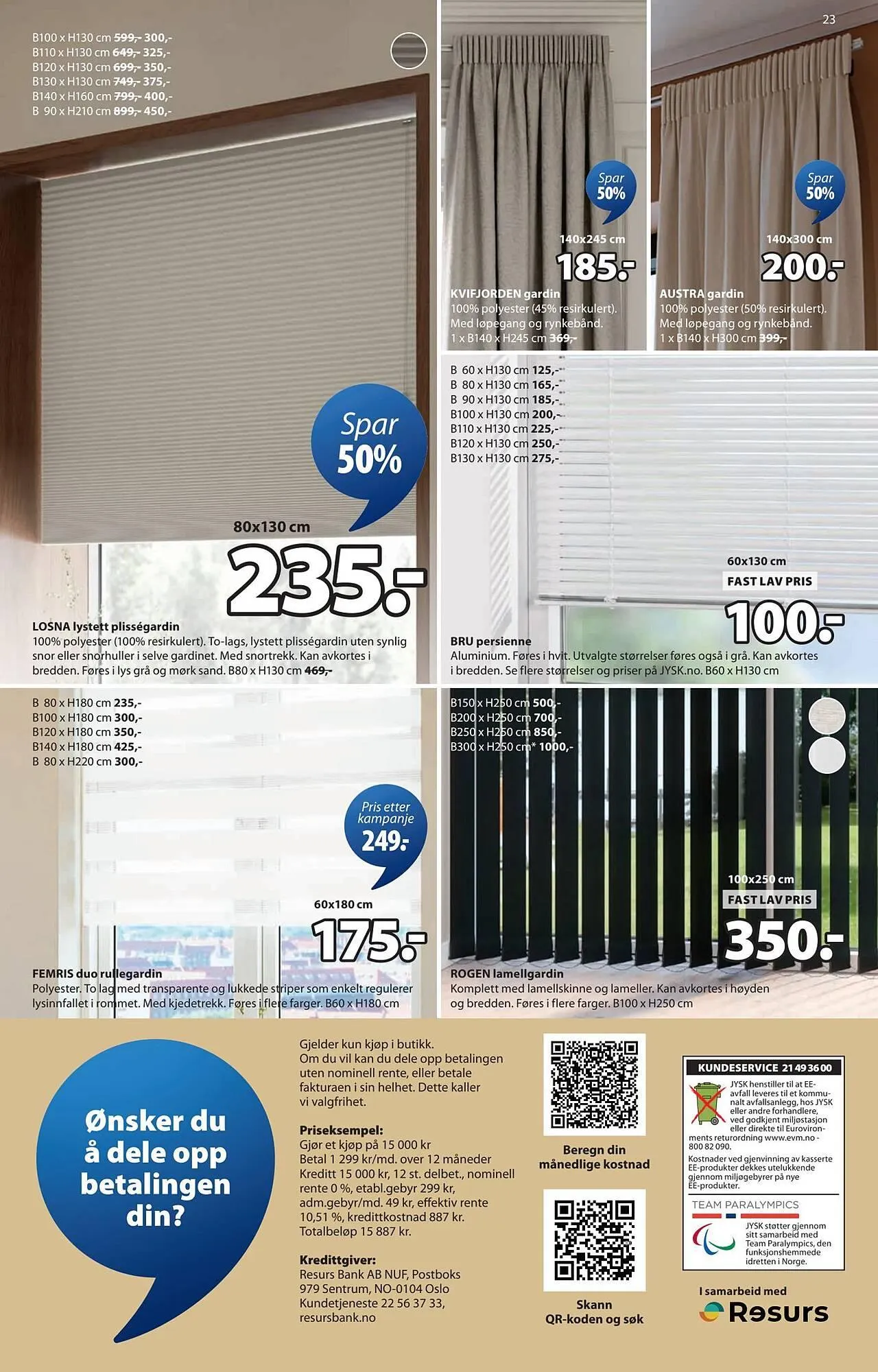 JYSK kundeavis fra 15. desember til 23. desember 2025 - kundeavisside 23