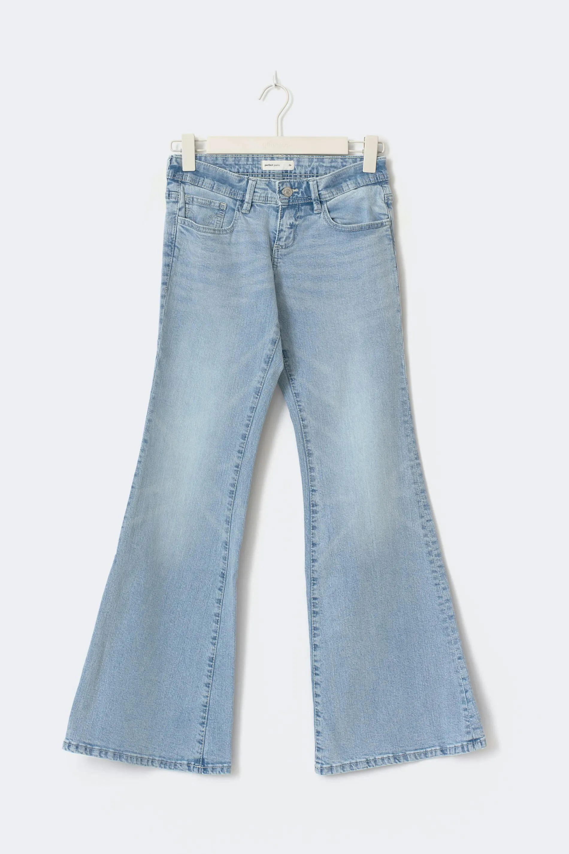 Ultra low flare tall jeans