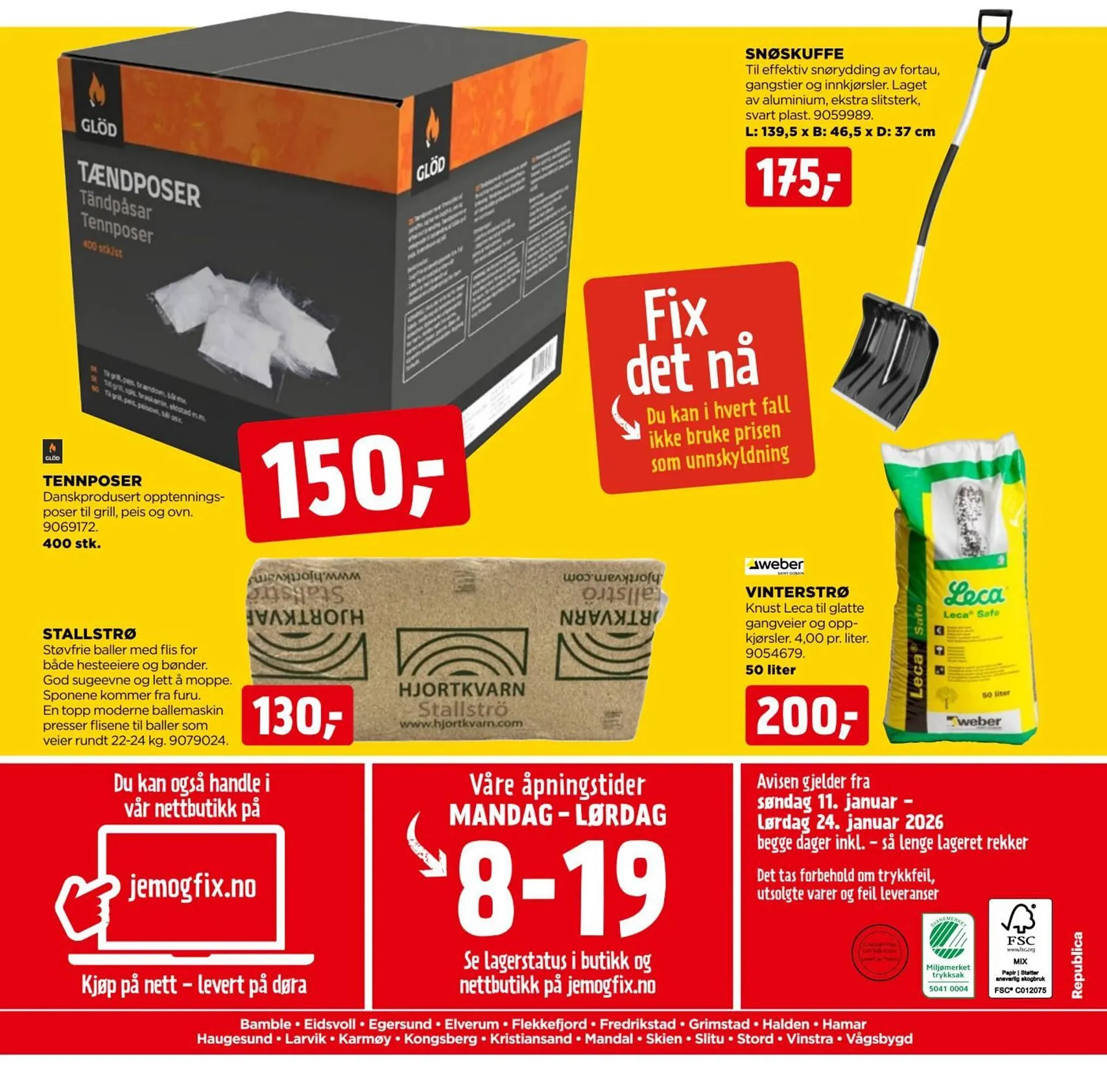 Jem & fix kundeavis fra 11. januar til 25. januar 2026 - kundeavisside 16