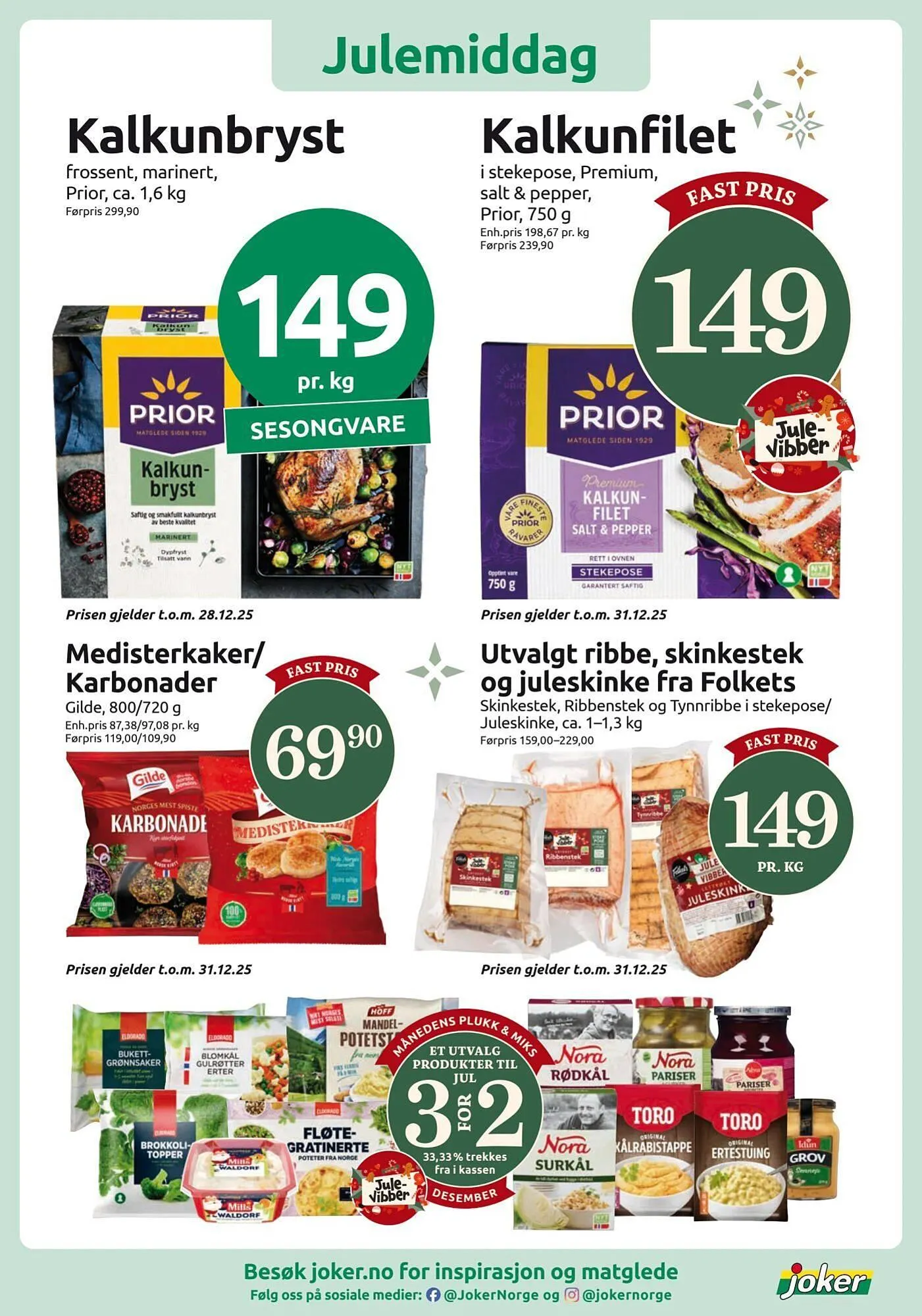 Joker kundeavis fra 9. desember til 14. desember 2025 - kundeavisside 4