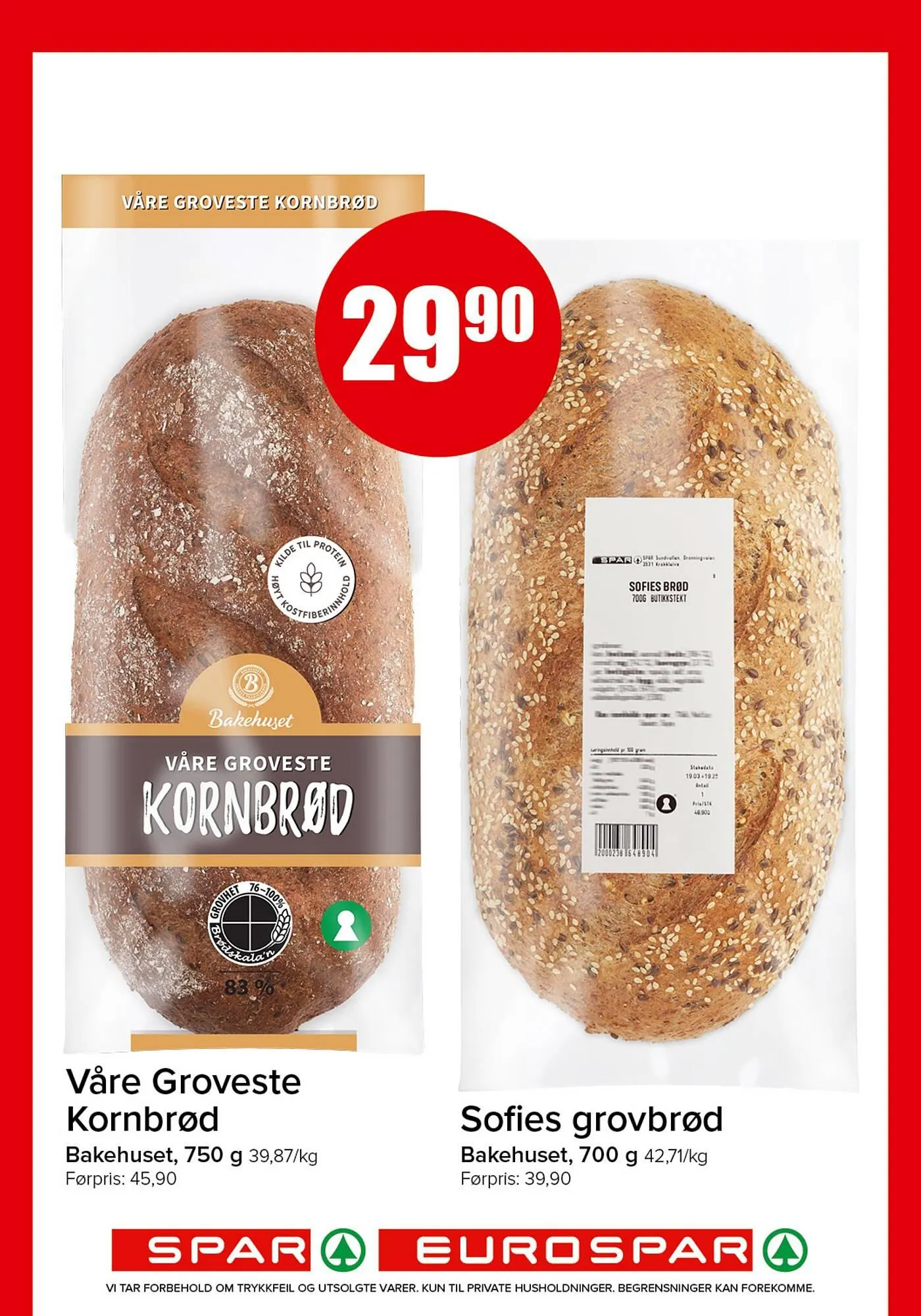 Spar fra 22. februar til 28. februar 2026 - kundeavisside 9