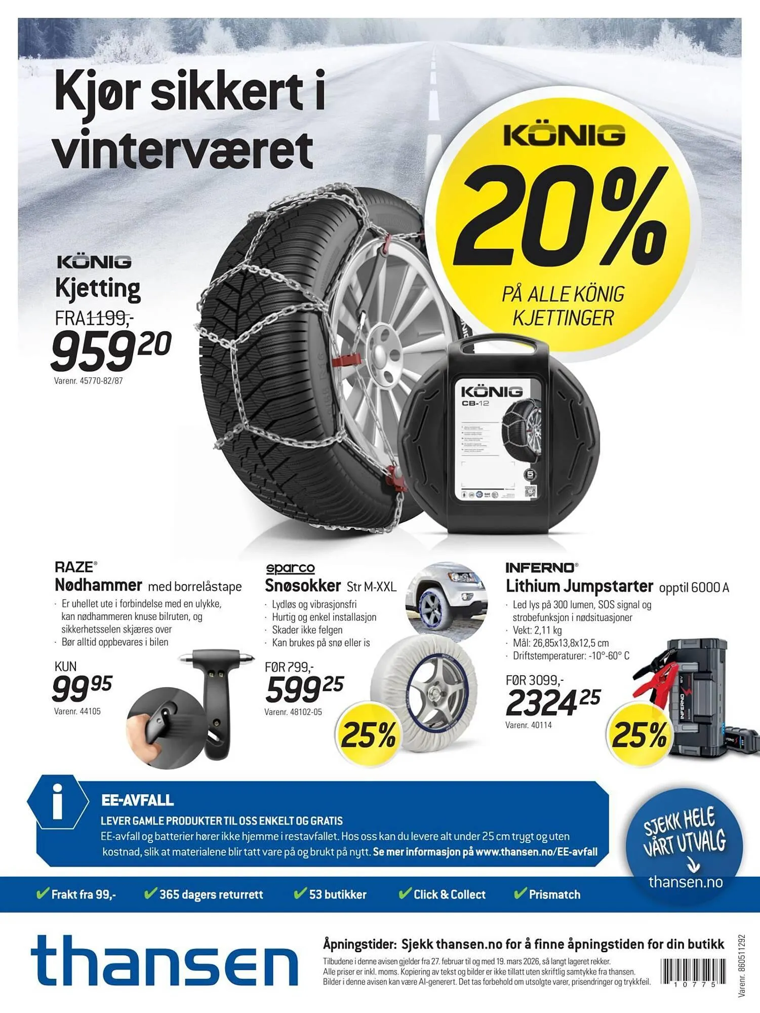 Thansen kundeavis fra 1. mars til 31. mars 2026 - kundeavisside 24