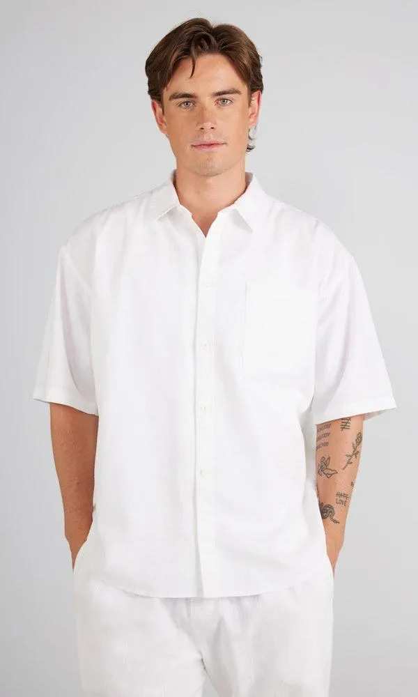 Big linblend skjorte