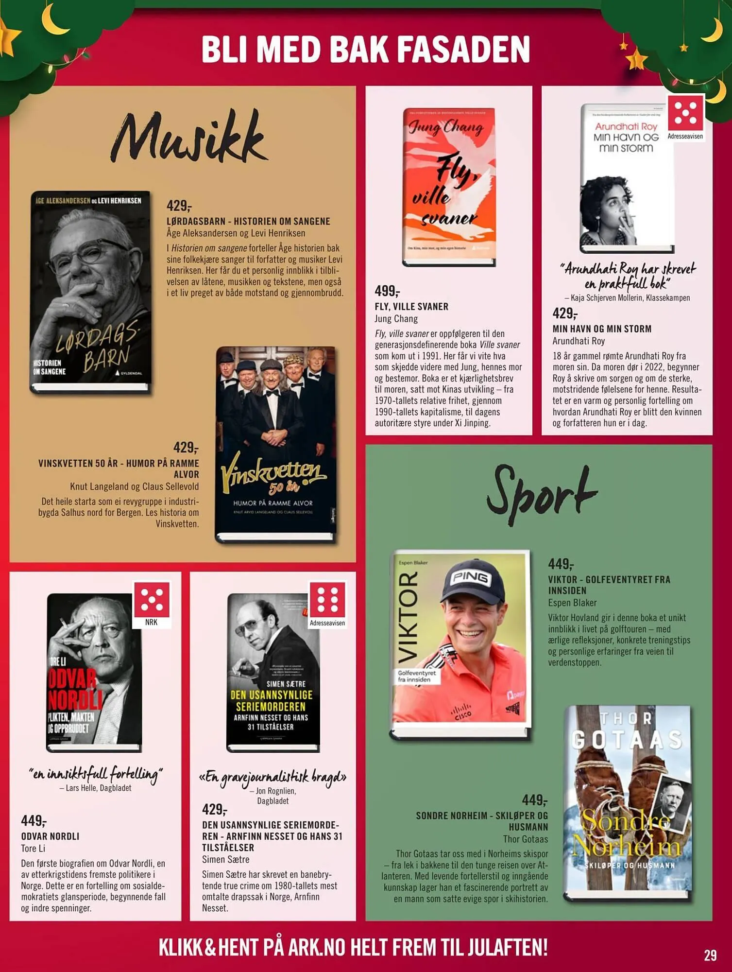 Ark Bokhandel kundeavis fra 1. desember til 25. desember 2025 - kundeavisside 29