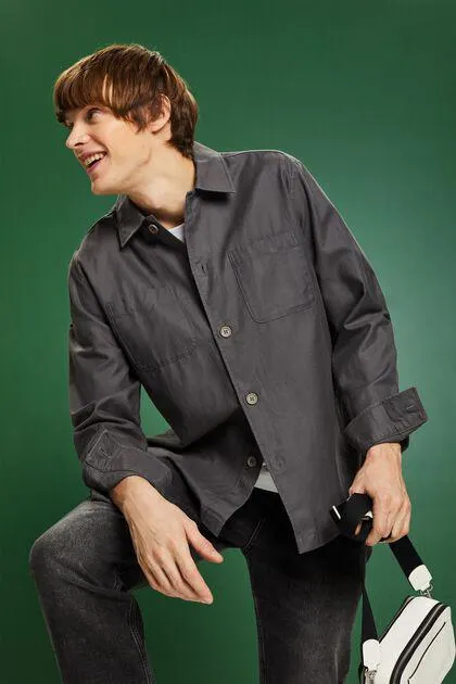 Twill Button Down Shirt