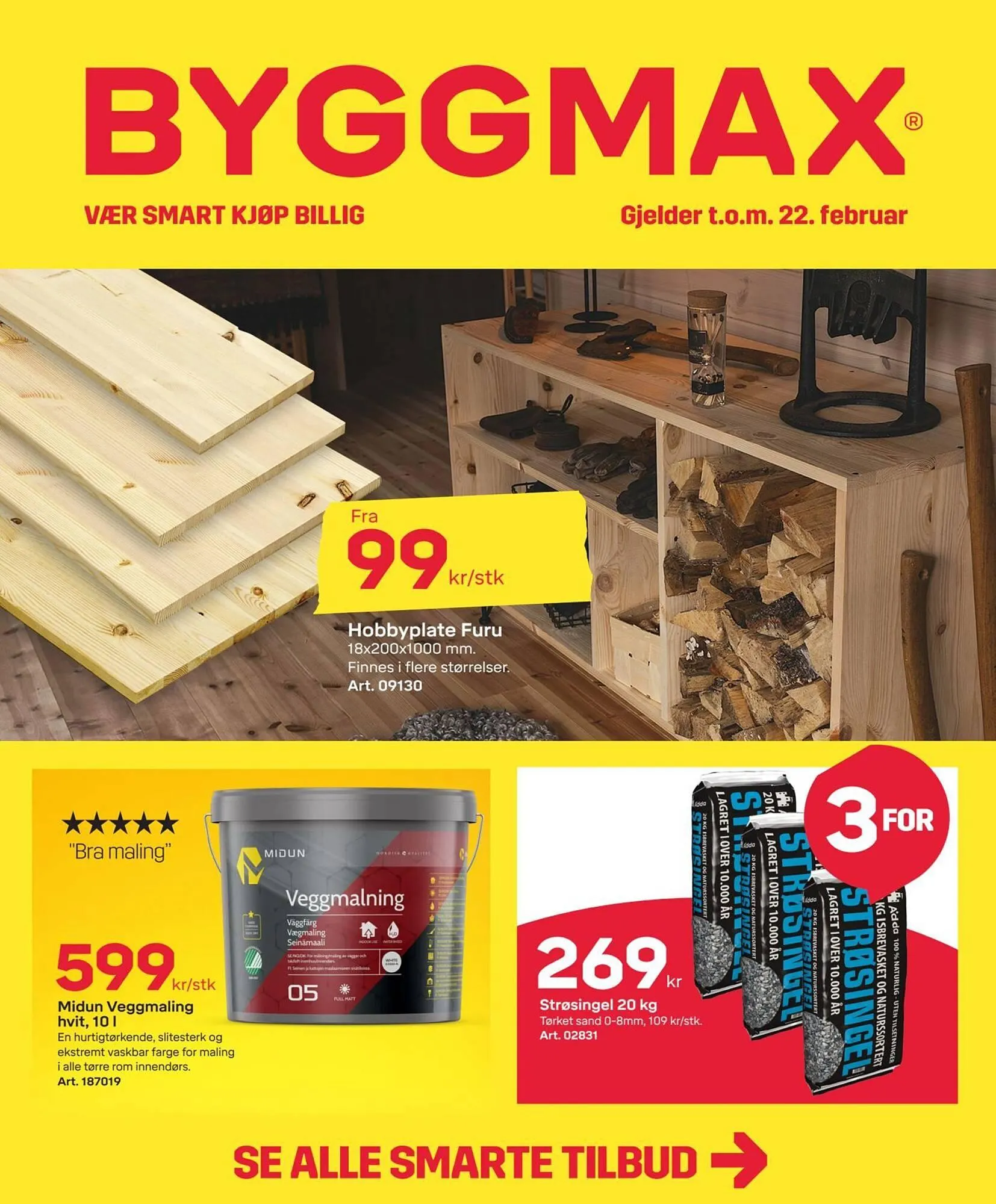 Byggmax kundeavis fra 16. februar til 22. februar 2026 - kundeavisside 1