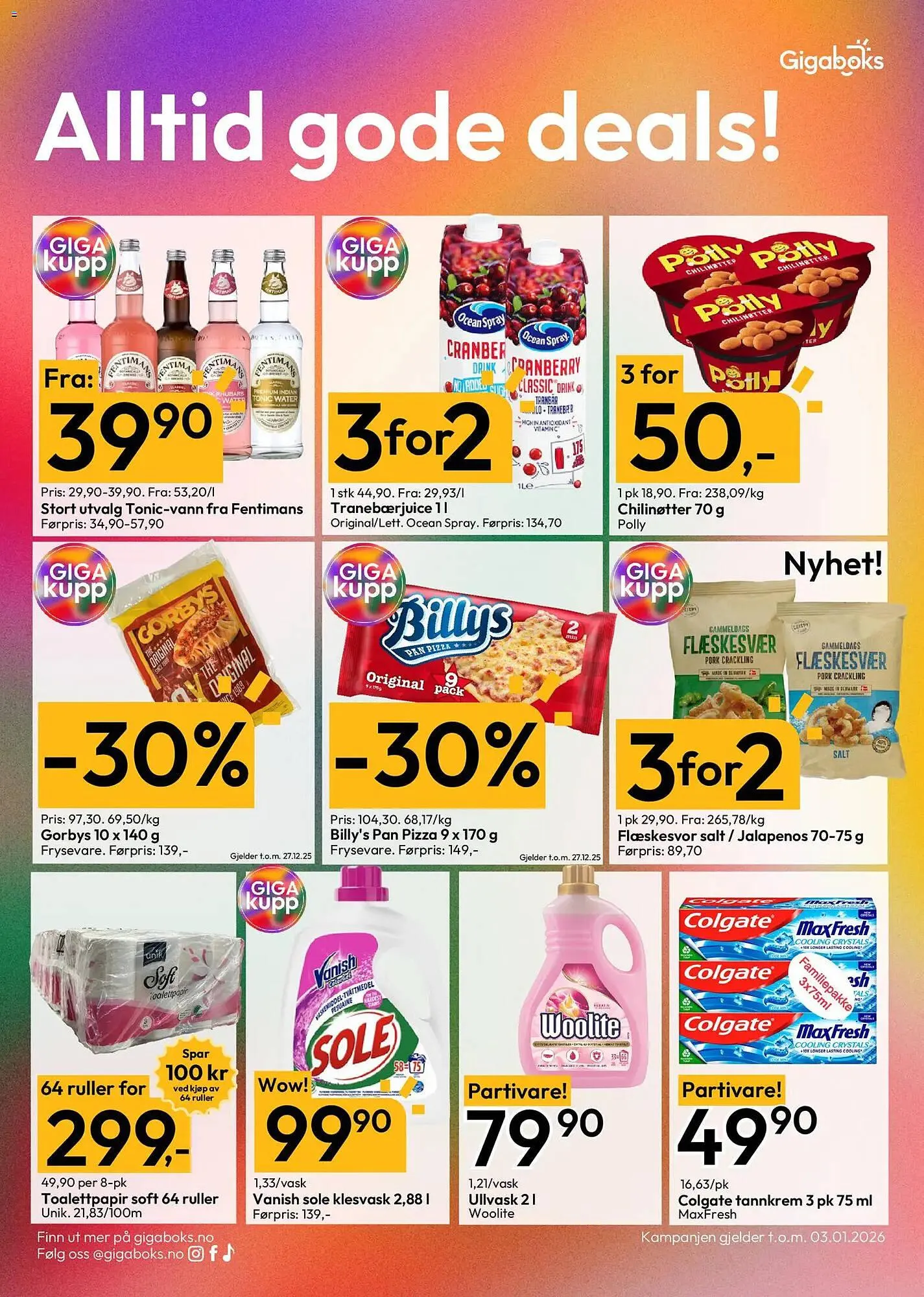 Gigaboks kundeavis fra 22. desember til 3. januar 2026 - kundeavisside 7