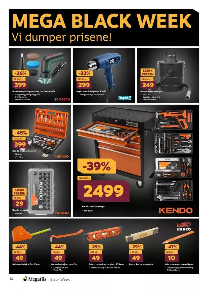 Megaflis Kundeavis fra 24. november til 8. desember 2024 - kundeavisside 14