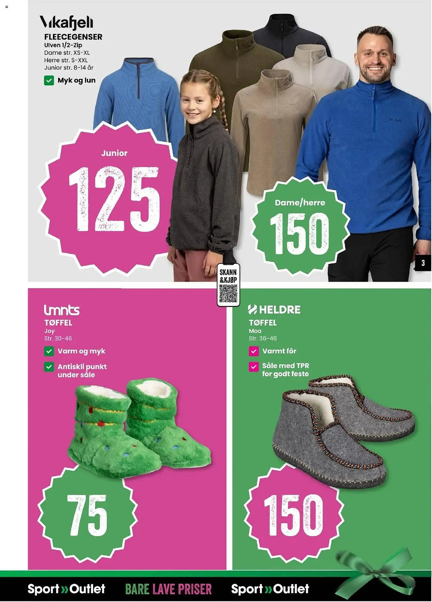 Sport Outlet kundeavis fra 2. desember til 24. desember 2025 - kundeavisside 3