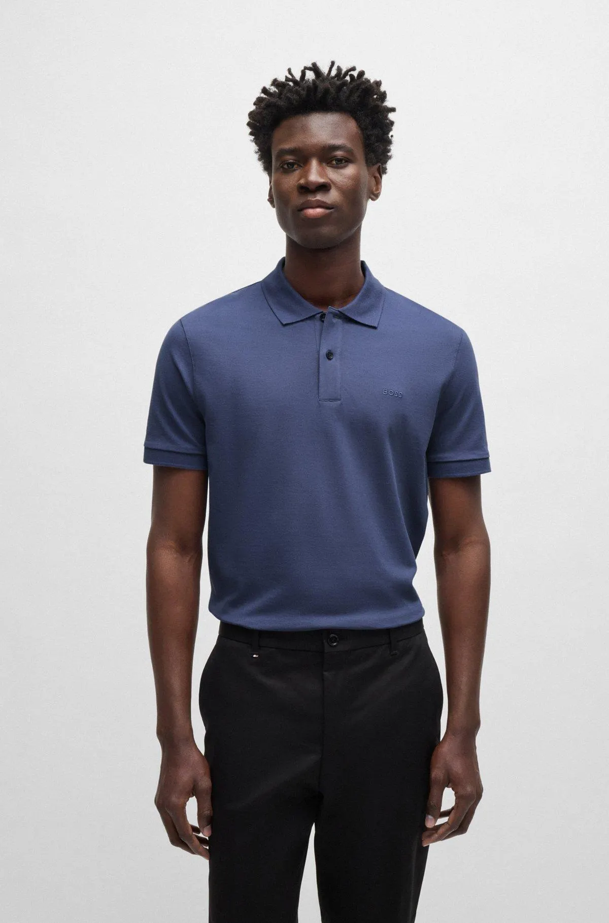 Pallas Cotton polo shirt with embroidered logo