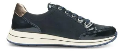 Ara Damesko med snøre Blå 12-54801-82