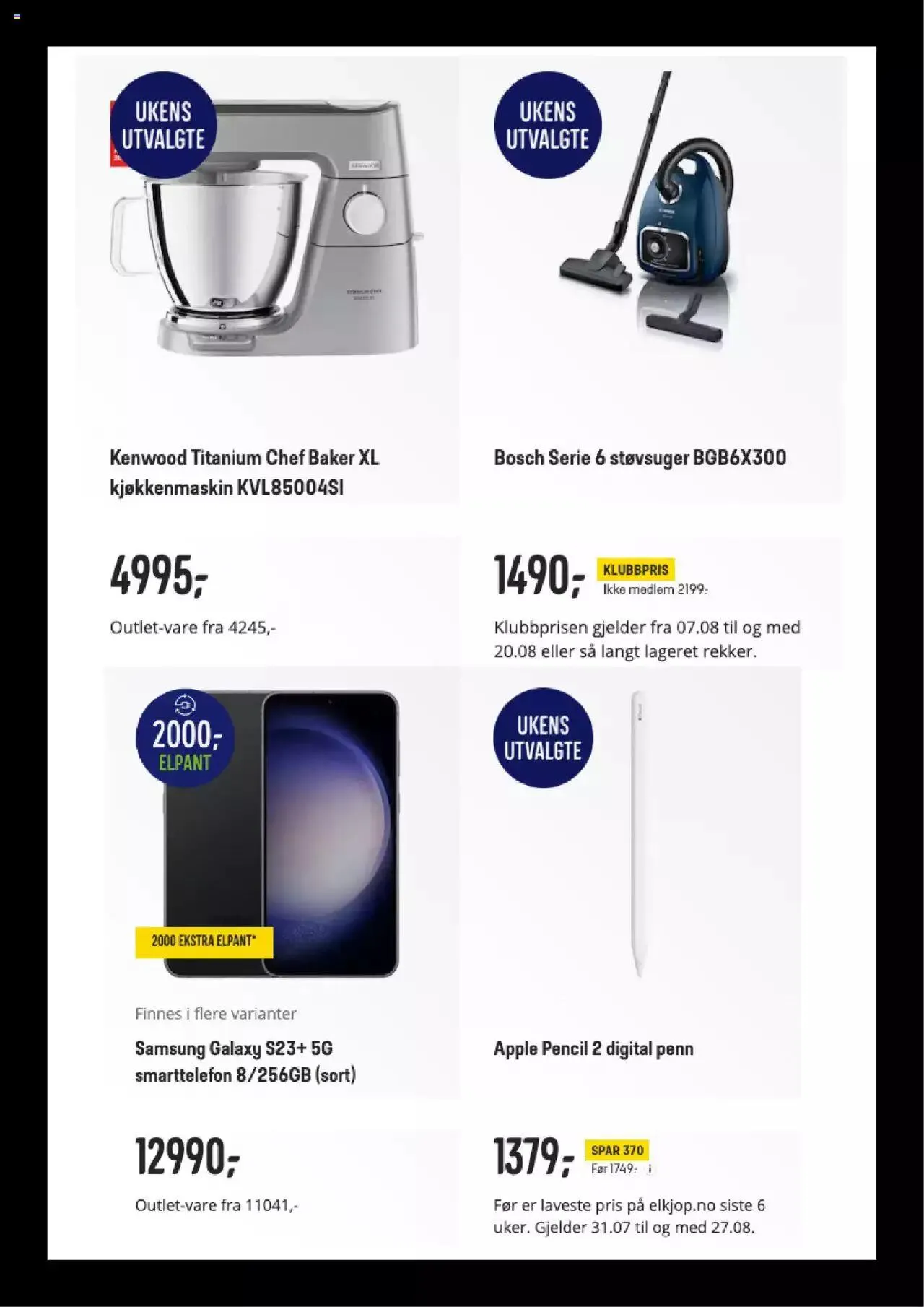 Elkjøp kundeavis fra 8. august til 31. desember 2023 - kundeavisside 3