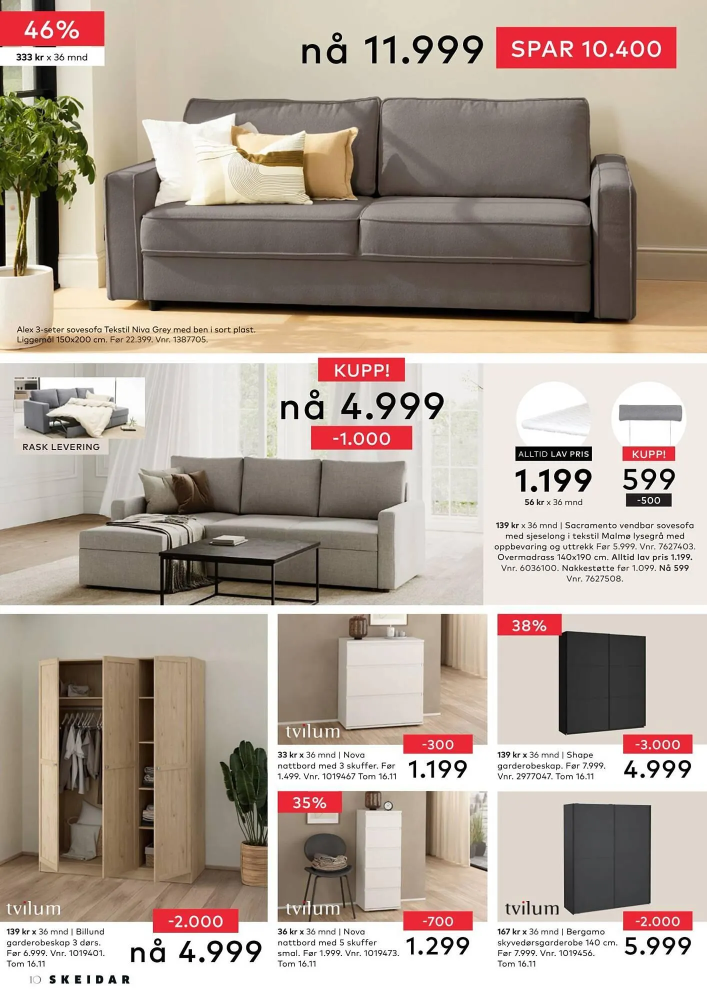 Skeidar kundeavis fra 10. oktober til 16. november 2025 - kundeavisside 10