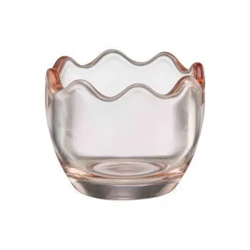 Telysholder egg rosa