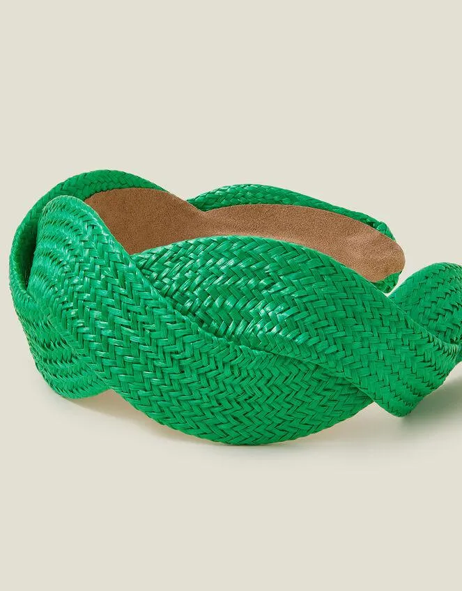 Woven Raffia Headband