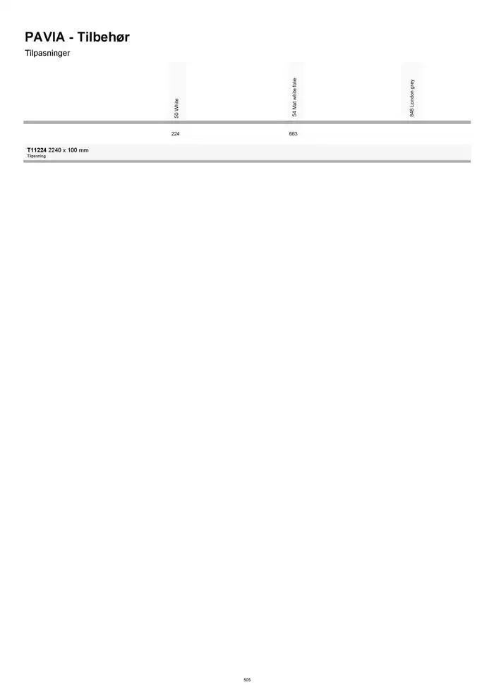 kvik kjøkken Prisliste. fra 1. januar til 31. desember 2025 - kundeavisside 505