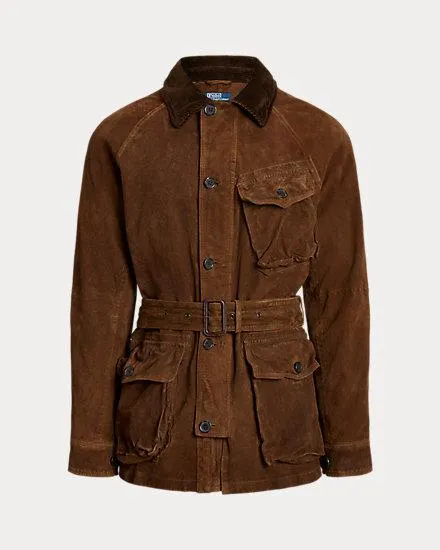 Suede Belted Jacket